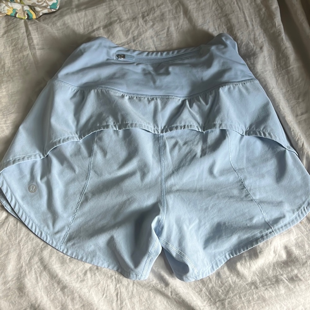 Lululemon blue shorts 4 tall.